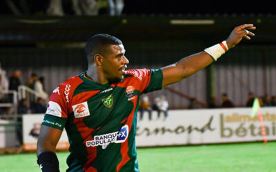 Joris Simon, ancien international à 7 et joueur du RCN, de retour à Nîmes pour une journée partagée avec la Gendarmerie du Gard