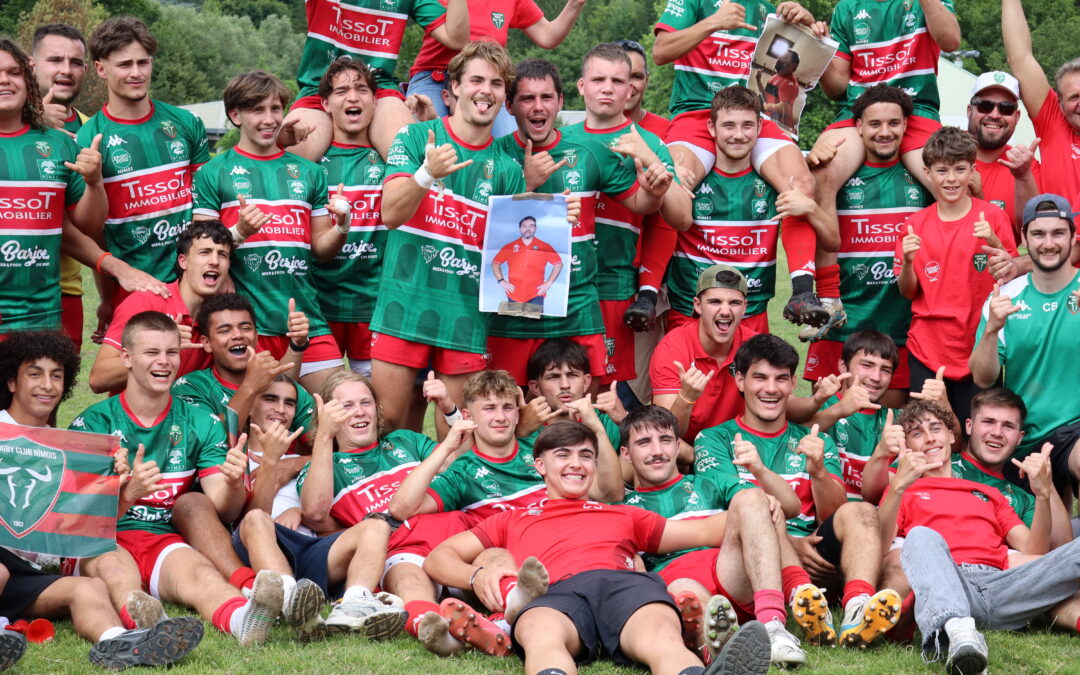 Les Juniors Nationaux du Rugby Club Nîmois en finale du Championnat de France !